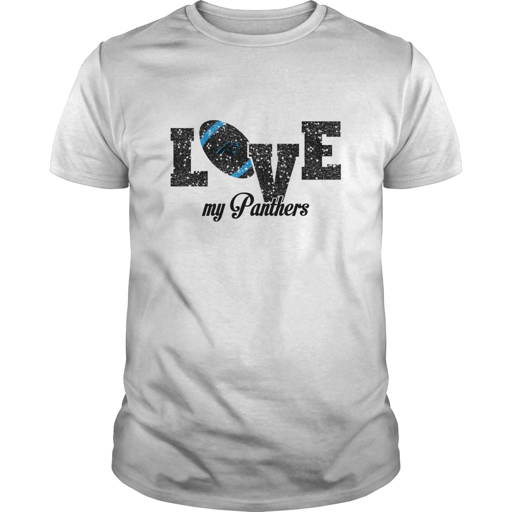 Carolina Panthers "love My Panthers" T-Shirt